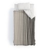 Alisa Galitsyna Vertical Lines Duvet Set Black - Deny Designs - 2 of 4
