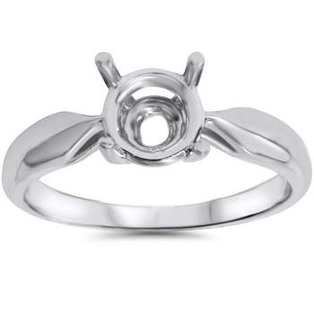 Pompeii3 Engagement Ring Solitaire Mounting 14K White Gold