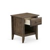 East West Furniture,Modern Nightstand Bedroom with 1 Wooden Drawer, Stable and Sturdy Constructed - 3 of 4