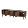 VYNXARIA 70" Mid-Century Modern TV Stand,Media Console Table for TVs up to 80in, Entertainment Center with 5 Solid Wood Legs for Living Room, Bedroom - 4 of 4
