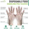 Bison Life Hybrid Disposable Food Safe TPE Gloves for Cooking, Kitchen Prep and Bakig, 11" Long Cuff - Powder & Latex Free - One Size - 200 ct - 2 of 4