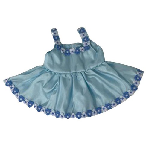 Doll Clothes Superstore Light Blue Darling Dress Fits 12 Inch Baby ...