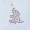 Disney Dumbo Shine Bright Little Star Super Soft Baby Blanket with Applique - Aqua/Gray/Yellow - 4 of 4