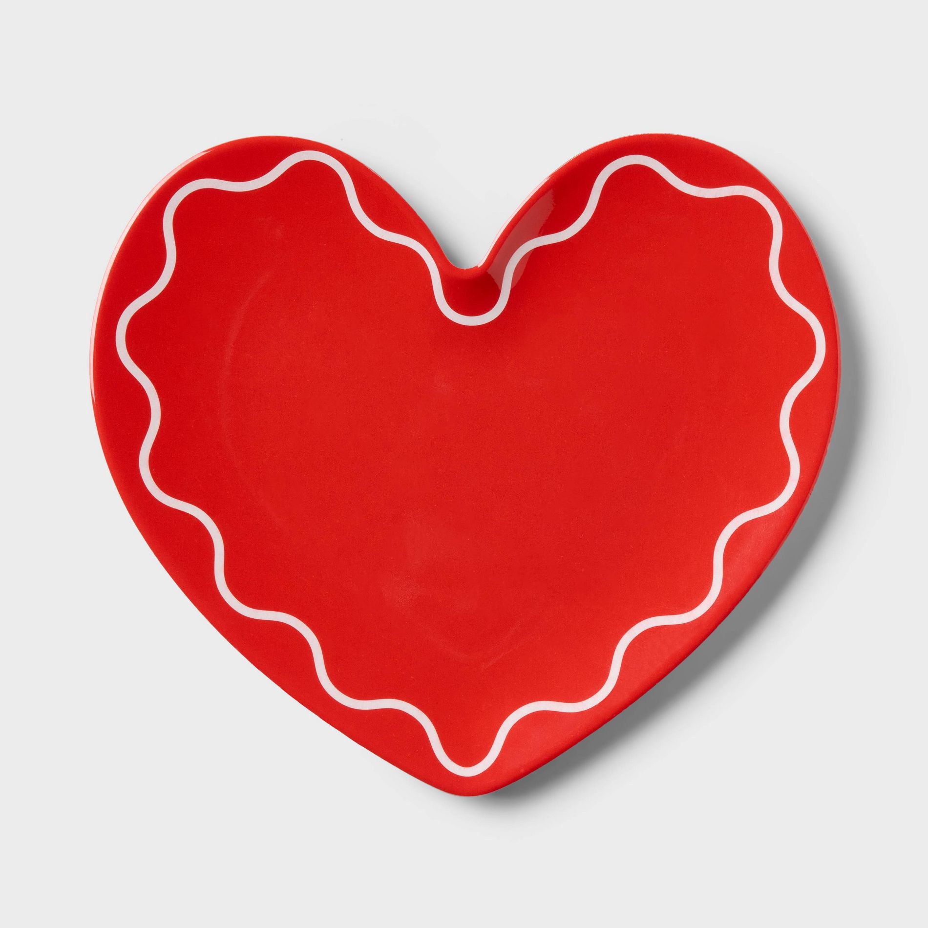 8" Bamboo Composite Dinner Plate Red - Pillowfort™