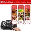 Brentwood Single-Coiled 1,100-Watt Countertop Electric Burner with Temperature Control and Power Indicator Light, Black - 4 of 4