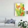 Trademark Fine Art -Tim Otoole 'Watercolor Tropical Flowers Iii' Canvas Art - image 3 of 4