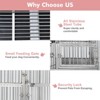 48-in Heavy Duty Dog Crate Cage Kennel with Wheels,Sturdy Locks Design, Double Door Small Door Design & Removable Tray Design - 4 of 4