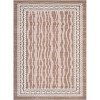 Fulvari Washable Hallway Runner Rug Modern Bordered Print Rugs Non-Slip Indoor Runners for Entryway Low Pile Area Rug Kitchen Waterproof - 4 of 4