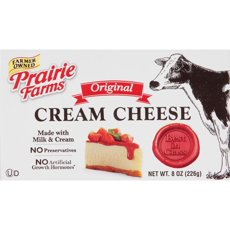 Prairie Farms Original Cream Cheese - 8oz, 1 of 5