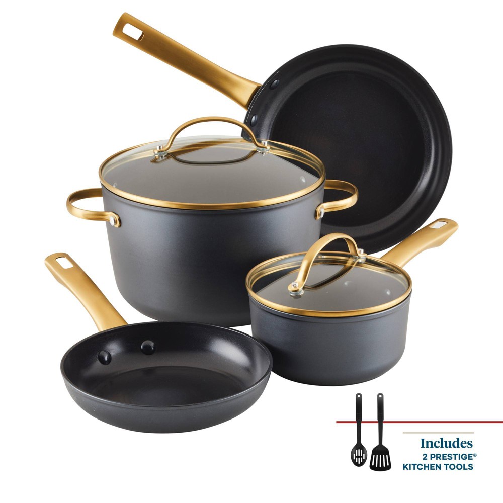 Photos - Bakeware Farberware Forged Induction 8pc Cookware Set