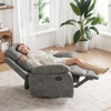 Lirago Small Rocker Swivel Recliner Chair for Adults Women Compact Spaces Bedroom Living Room Adjustable Recliner Easy Assembly - 2 of 4