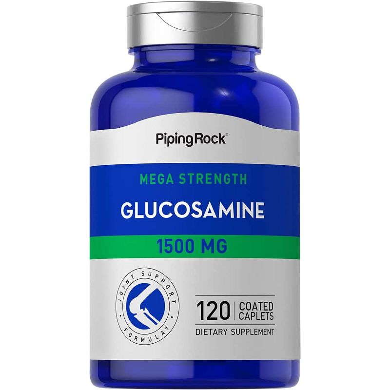 Piping Rock Glucosamine HCL | 1500mg | 120 Caplets, 1 of 2