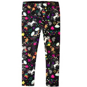 City Threads USA-Made Girls Novelty Stretch Leggings - 1 of 4