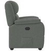 vidaXL Recliner Chair Dark Grey Fabric (100% polyester), metal, plywood - 4 of 4