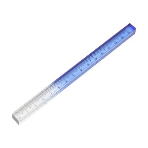 Unique Bargains Ruler Square Ruler 15cm +/-5% Accuracy Acrylic Gradient 5.91"x0.39"x0.39" 1 Pcs - 1 of 4