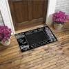 J&V TEXTILES Original Durable Rubber Door Mat, 18x28, Heavy Duty Doormat, Indoor Outdoor, Waterproof, Easy Clean, Low-Profile Mats for Entry, Garage - 2 of 2