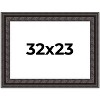 PosterPalooza | 3.5" Wide Ornate Black Picture Frame - UV Acrylic, Backing Board, Hanging Hardware Included - 2 of 4