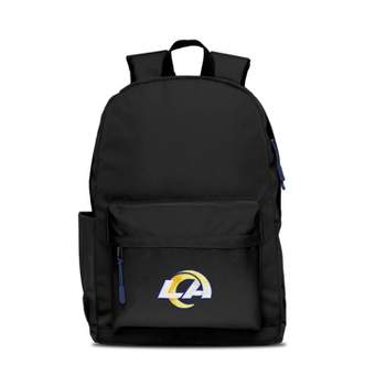 NFL Los Angeles Rams Campus Laptop Backpack - Black