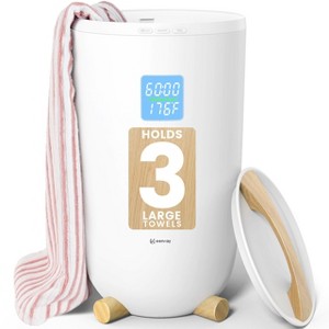 Keenray Towel Warmer for Bathroom, Luxury Towel Warmer Bucket with Timer, LED Display for Time and Temperature, Delay Time Up to 24 Hours - 1 of 4
