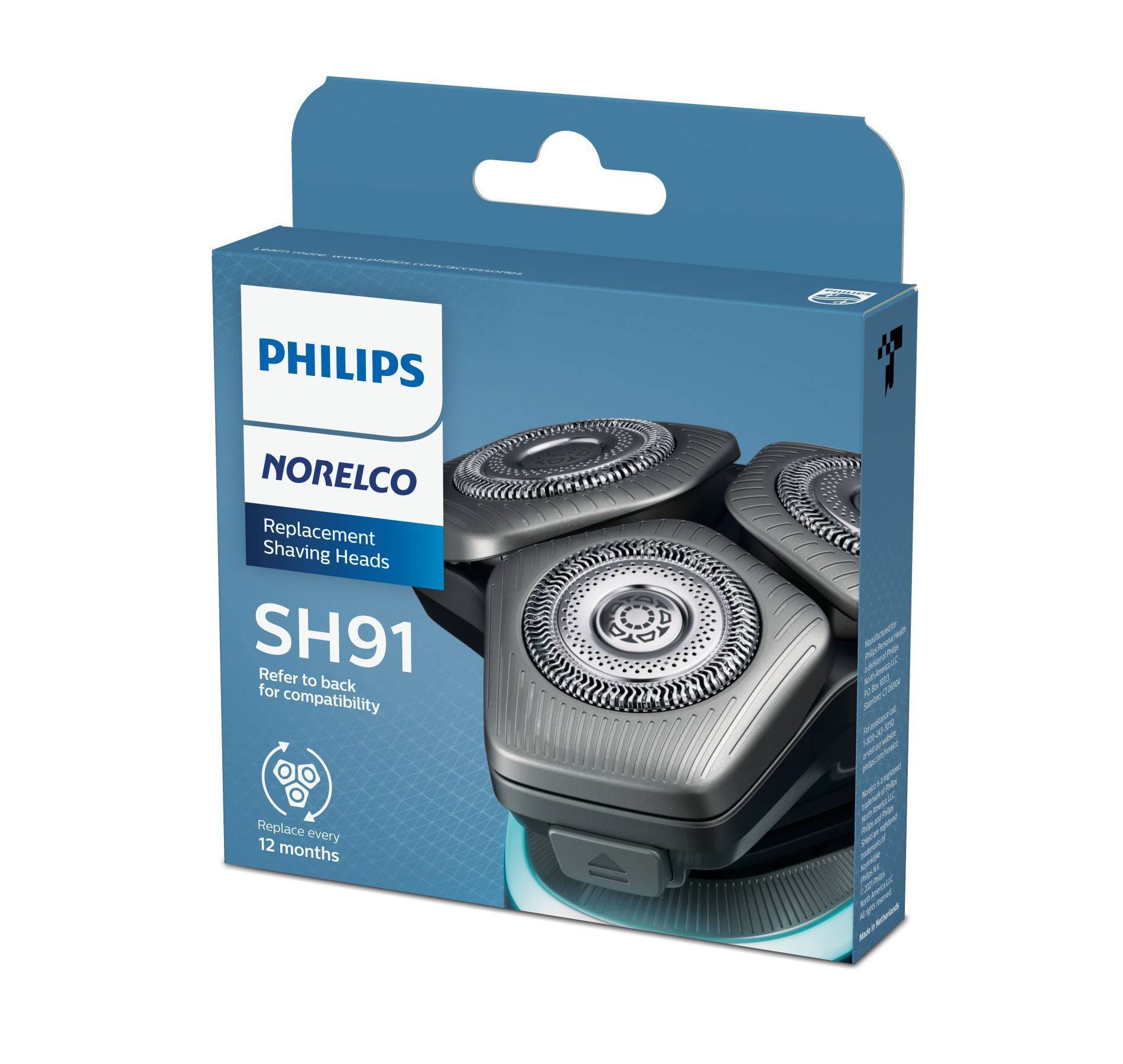 Philips Norelco Shaver Series 9000 Shaving Heads - 3ct