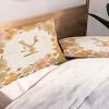 Deny Designs King Iveta Abolina Retro Florals 70s Cream Pillow Shams - 2 of 3