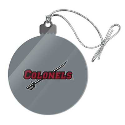 Nicholls State University Secondary Acrylic Christmas Tree Holiday Ornament