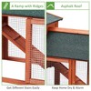 Garvee 54''Rabbit Hutch-Two Floors Wooden Cage, Wooden Pet House Cage with Run, Pull Out Tray - 4 of 4