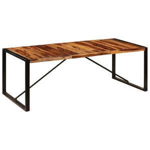 vidaXL Dining Table Natural wood grain - 1 of 2