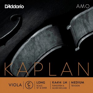 D'Addario Kaplan Amo Series Viola C String 16+ in., Medium - 1 of 1