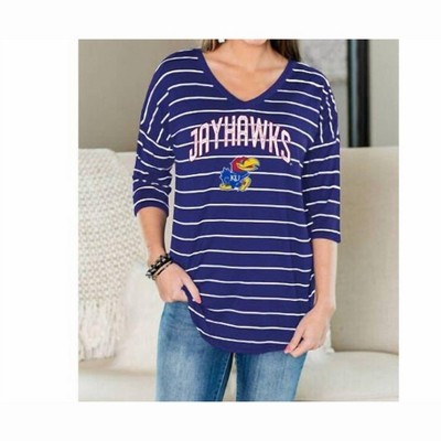 Women's University of Kansas Fall in Line Tunic - Gameday Couture