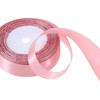 Unique Bargains Ribbons for Crafts Satin Multipurpose for Gift Wedding & Hair Accessories Polyester 866.14"x0.98" 1 Pc - 4 of 4