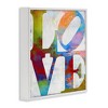 Stupell Industries Love Rainbow Background Typography, 24" x 24" - 3 of 4