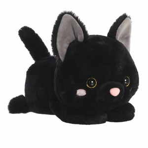 Aurora Medium Bella Black Cat Too Cute Spooky Stuffed Animal 9.5" - 1 of 4