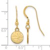 Black Bow Jewelry 14k Yellow Gold Plated Sterling Silver New York Islanders NHL Dangle Earrings - 2 of 3