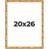 PosterPalooza | 20x26 Thin Bamboo Picture Frame, UV Acrylic, 2 Finishes - Gold and Brown - 2 of 4