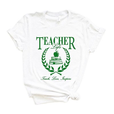 Simply Sage Market Women's Teacher Life Books Short Sleeve Graphic Tee
