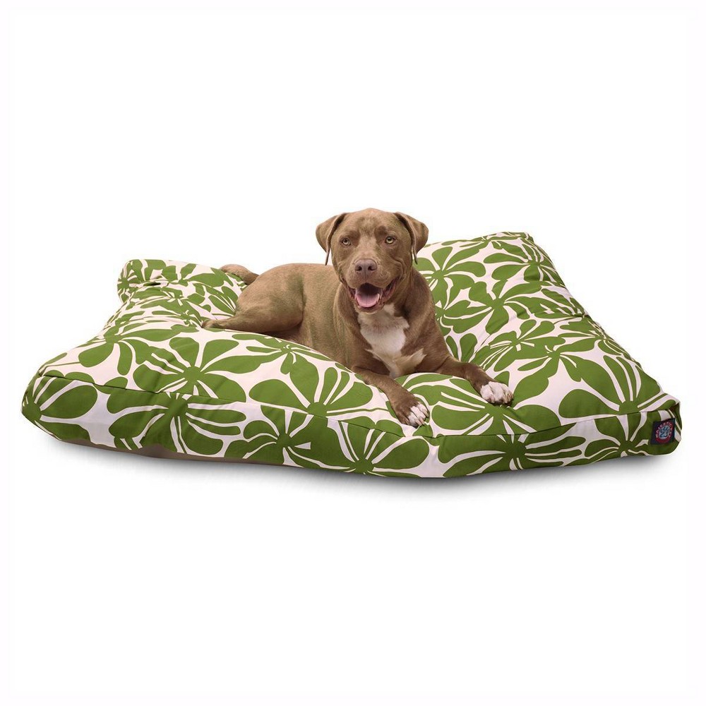 Photos - Dog Bed / Basket Majestic Pet Plantation Rectangle Dog - Sage - Extra Large - XL 