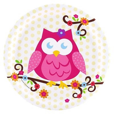 8ct Owl Blossom Dinner Plate