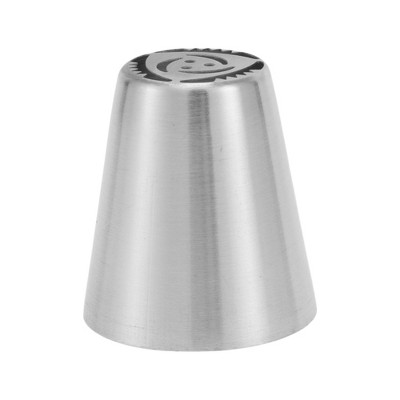 Unique Bargains Piping Tip 304 Stainless Steel Silver Tone 0.98"x1.46"x1.65" 1 Pcs