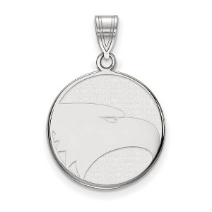 Black Bow Jewelry 10k White Gold Georgia Southern Eagles NCAA Large Pendant - 1 of 3