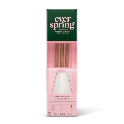 Liquidless Reed Diffuser - Geranium & Herbs - Everspring™