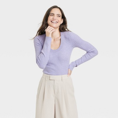Photo 1 of S Women's Fine Gauge Scoop Neck Sweater - A New Day™