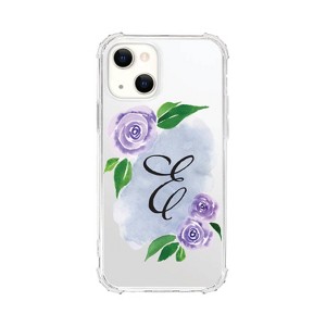 OTM Essentials Apple iPhone 15 Plus/iPhone 14 Plus Monogram Clear Tough Edge Floral Script Case - 1 of 4