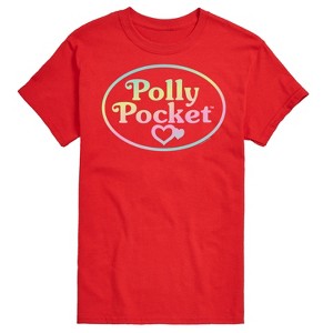 Men's - Polly Pocket - Polly Pocket Ombre Logo Short Sleeve Graphic T-Shirt - 1 of 4