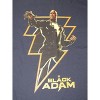 Black Adam Inside Gold Thunderbolt Youth Boys Navy T-Shirt - 2 of 2