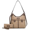 MKF Collection Harper Nylon Shoulder Hobo Bag with Matching Wallet by Mia K - 2 of 4