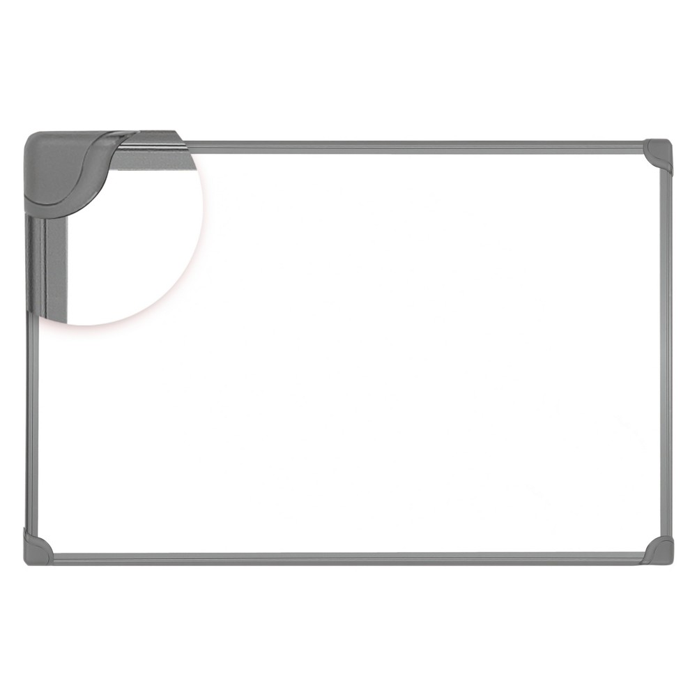 UPC 087547430248 product image for Universal Design Series Magnetic Steel Dry Erase Board, 24 x 18, White, Black Fr | upcitemdb.com
