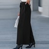 Women's Elegant Wide-Leg Palazzo Pants with Drawstring Waist - Cupshe - 2 of 4