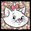 Boy's Aristocats Marie In A Bed Of Flowers Cuteness Stare T-Shirt - 2 of 4