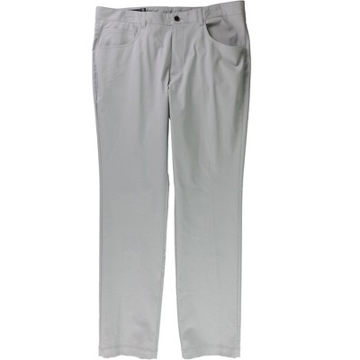 I.N.C International Concepts Mens Milan Stretch Dress Pants Slacks, Grey, 34W x 32L
